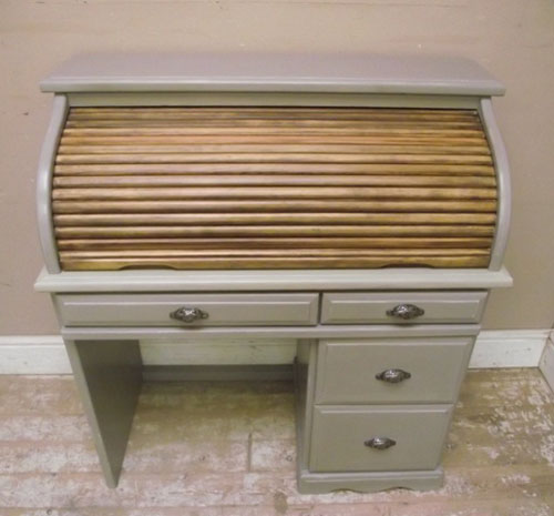 vintage roll top desk